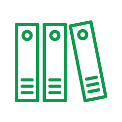 library books icon green